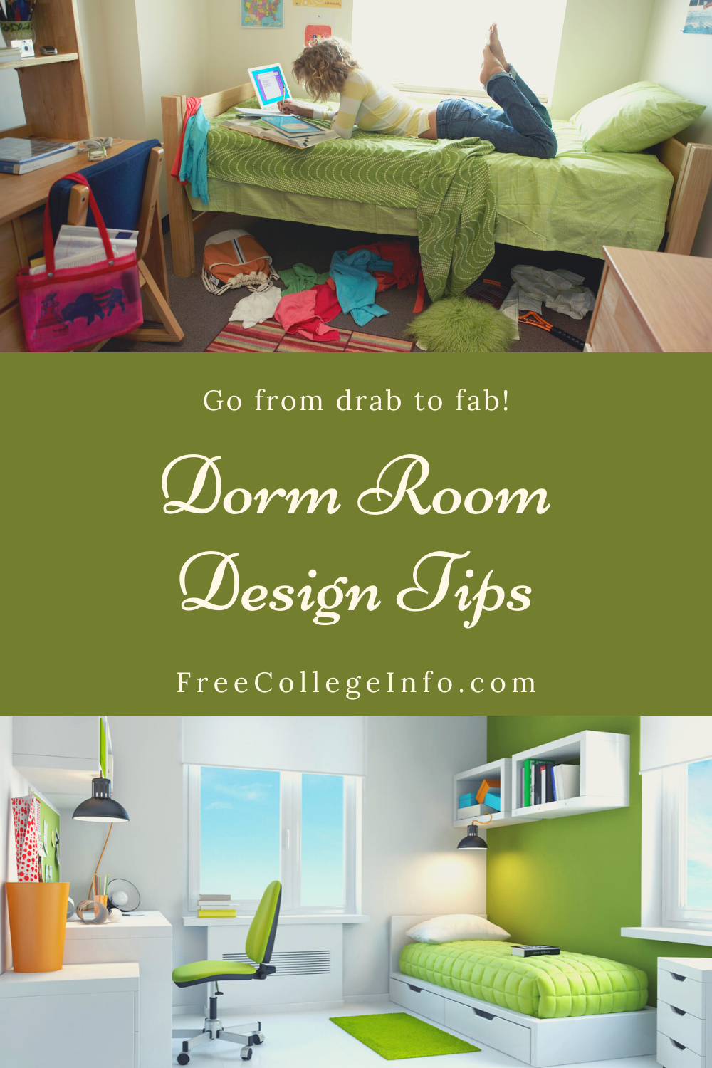 Dorm Room Design Tips