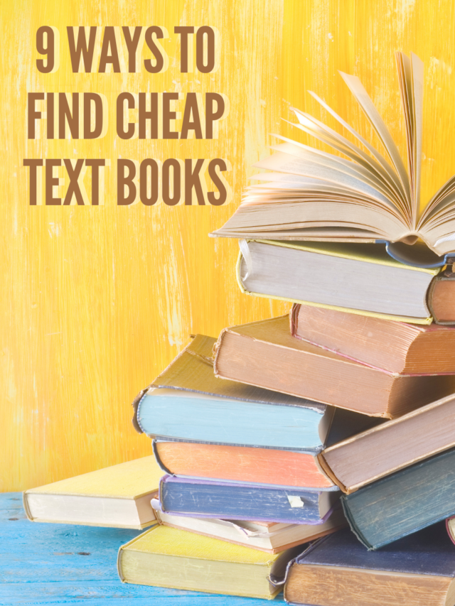 9 Ways To Find Cheap Books