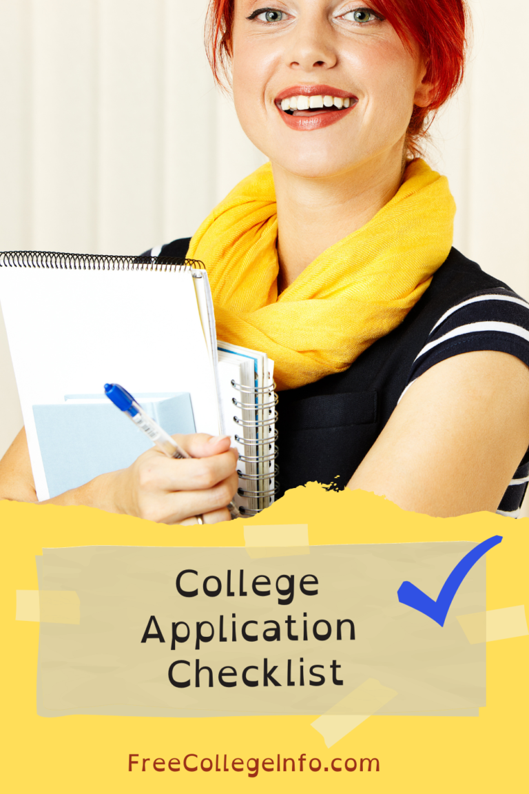 college application checklist 2022